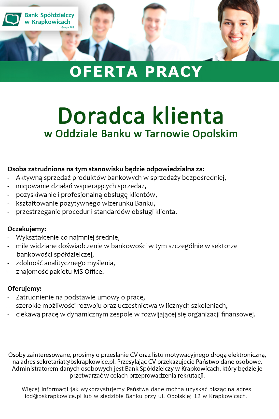 doradca klienta tarnow