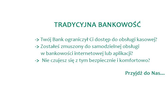Tradycyjna Bankowość